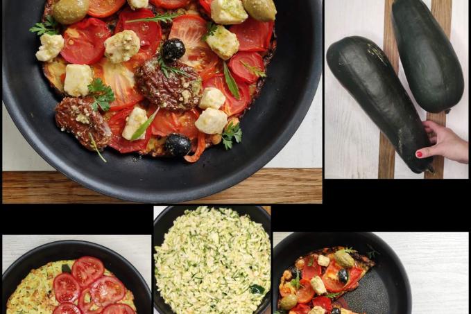 Obložená cuketová placka - LC